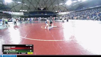 106 lbs Champ. Round 2 - Aizak Fetters, UP Vikings Wrestling Club vs Phoenix West, Washington