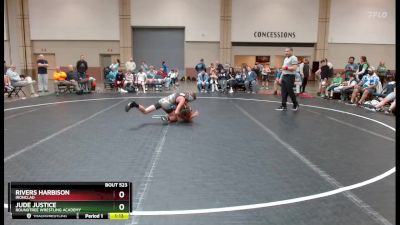 96 lbs Semifinal - Jude Justice, Roundtree Wrestling Academy vs Rivers Harbison, Ironclad