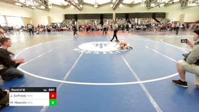 56-B lbs Round Of 16 - Johnny Goffredo, The Hunt Wrestling Club vs Mason Mascolo, Bayport-Blue Point