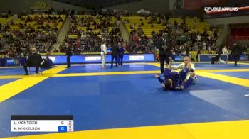 LUIZA MONTEIRO MOURA DA COSTA vs KRISTIN MIKKELSON 2019 World Jiu-Jitsu IBJJF Championship