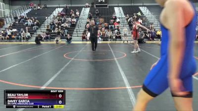 16U-7 lbs Round 2 - Beau Taylor, Caveman Wrestling vs Davey Garcia, Big Game Wrestling Club