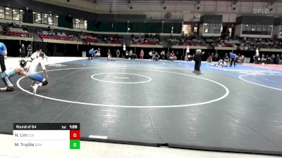 132 lbs Round Of 64 - Noah Lim, Lexington Christian vs Michael Trujillo, Wyoming Seminary