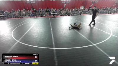 53 lbs Round 2 - Malcom Moss, Wisconsin vs Jebsen Bahl, Lancaster Wrestling Club