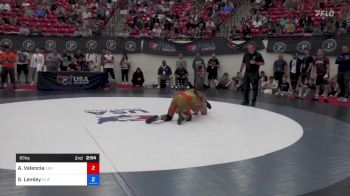 65 kg Quarters - Aden Valencia, California Regional Training Center (CA RTC) vs Sergio Lemley, Cliff Keen Wrestling Club