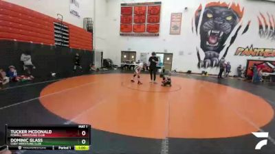 82 lbs Round 2 - Tucker McDonald, Powell Wrestling Club vs Dominic Glass, Cody Wrestling Club