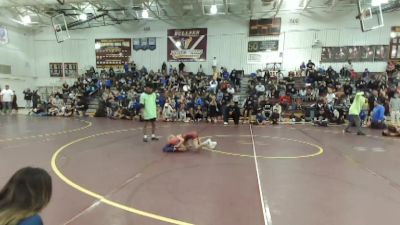 59 lbs Quarterfinal - Boone Sansom, Moses Lake Wrestling Club vs Delela Cavasos, Toppenish USA Wrestling Club