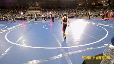 55 lbs Round Of 32 - Bennett Dawson, Team Tulsa Wrestling Club vs Jack Lange, Sebolt Wrestling Academy