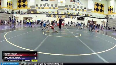 63 lbs Semifinal - Henry Riesen, The Fort Hammers Wrestling vs Nick Beauchamp, Bulldog Premier Wrestling Club