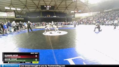 98 lbs 1st Place Match - Mercer Hamilton, Mat Demon Wrestling Club vs Declan Jones, Ascend Wrestling Academy