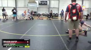 167 lbs Round 5 (6 Team) - Benjamin Shaffer, Elite Athletic Club DZ vs Carson Thomas, Team Gotcha Blue