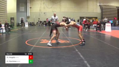 Prelims - Gerard Angelo, Rutgers vs Collin Purinton, Nebraska