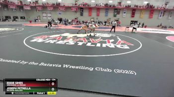 174 lbs 3rd Place Match - Joseph Petrella, Baldwin Wallace vs Eddie Simes, Wisconsin-La Crosse