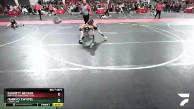 57 lbs Semifinal - Markus Zwiefel, Tomah/Law vs Bennett Becker, Hartford Wrestling Club