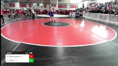 220 lbs Round Of 16 - Patrick DesLauriers, Ashland vs Logan Frank, Taunton