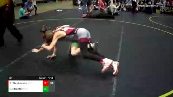 80 lbs Round 1 (4 Team) - Sawyer Stephenson, Michigan Mutts vs Bryson Streeter, Ring Finger Wrestling