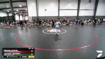 97 lbs Semifinal - Domanic Jaworsky, Toro World Club vs Michael Baxter, Punisher Wrestling Company