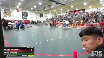 113 lbs Quarterfinal - Angel Estrade, San Marcos vs Michael Manzano, La Canada