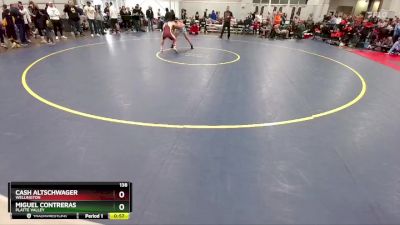 138 lbs Cons. Round 1 - Miguel Contreras, Platte Valley vs Cash Altschwager, Wellington