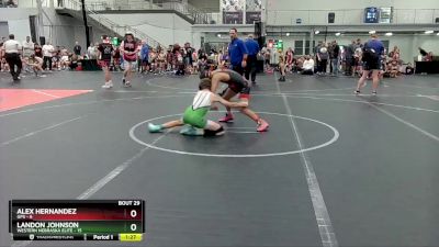 88 lbs Round 6 (10 Team) - Landon Johnson, Western Nebraska Elite vs Alex Hernandez, GPS