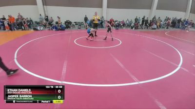 65-68 lbs Round 1 - Ethan Daniels, High Ground Wrestling vs Jasper Barron, Dragon Youth Wrestling