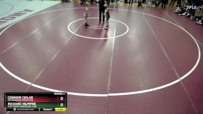 47 lbs Round 2 - Connor Cihlar, No Nonsense Wrestling vs Richard Hilpipre, Flat Earth Wrestling Club