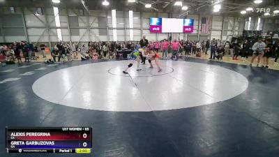 65 lbs Cons. Round 4 - Alexis Peregrina, CA vs Greta Garbuzovas, GA