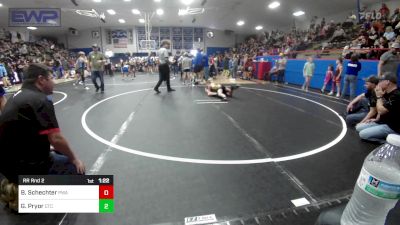 76 lbs Rr Rnd 2 - Brody Schechter, Perry Wrestling Academy vs Gavin Pryor, Chandler Takedown Club