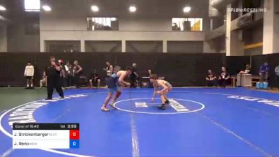 57 kg Consolation - Jett Strickenberger, Black Fox Wrestling Academy vs Jeremiah Reno, Nebraska Wrestling Training Center