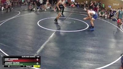 128 lbs Cons. Round 3 - Johnny Olmos, Dark Horse Wrestling Club vs Joey Hannon, Roughhouse