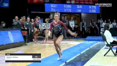 Kaitlyn Schou - Vault, Denver - 2019 NCAA Gymnastics Regional Championships - Oregon State