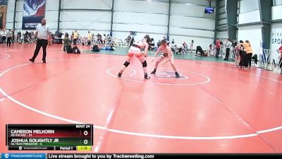 96 lbs Rd# 9- 2:15pm Saturday Final Pool - Cameron Melhorn, No Escape vs Joshua Golightly Jr, VA Team Predator