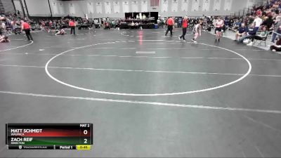 138 lbs Cons. Round 2 - Matt Schmidt, Waupaca vs Zach Reif, Shiocton