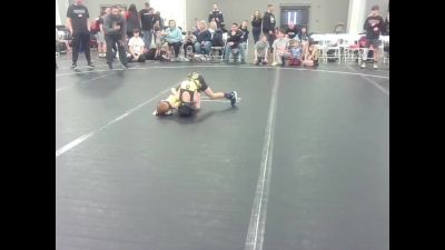 52 lbs Round 2 (8 Team) - Kolton Smith, Florida Scorpions vs Caleb Burns, Ranger WC