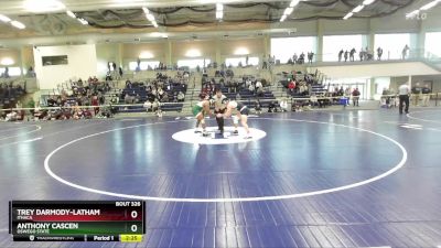 197 lbs Quarterfinal - Trey Darmody-Latham, Ithaca vs Anthony Cascen, Oswego State