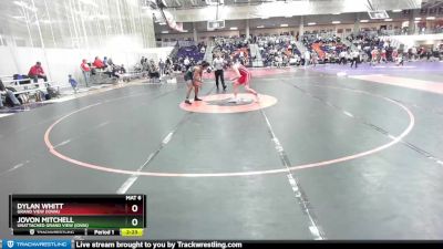 157 lbs Semifinal - Jovon Mitchell, Unattached Grand View (Iowa) vs Dylan Whitt, Grand View (Iowa)