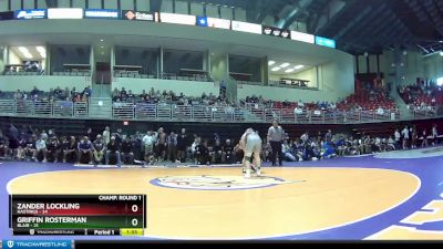 190 lbs Champ Round 1 (16 Team) - Griffin Rosterman, Blair vs Zander Lockling, Hastings