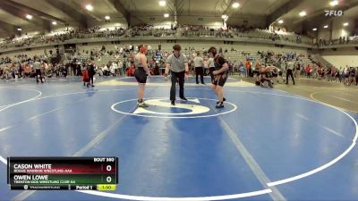 150 lbs Semifinal - Owen Lowe, Trenton Kids Wrestling Club-AA vs Cason White, Rogue Warrior Wrestling-AAA