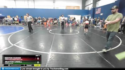 70 lbs Cons. Round 4 - Benton Hughes, Middleton Wrestling Club vs Drayton Lindell, Lewiston WC