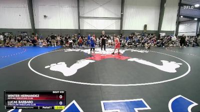 120 lbs Round 1 - Winter Hernandez, Outlaw Wrestling Club vs Lucas Barbaro, Steelclaw Wrestling Club