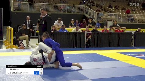 LYDIA B COLEMAN vs LILLIAN TRAN 2024 Pan Jiu Jitsu IBJJF Championship