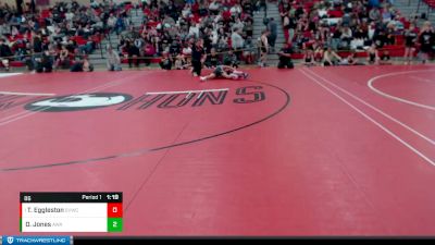 86 lbs Cons. Round 1 - Tanner Eggleston, Snoqualmie Valley Wrestling Club vs Declan Jones, Ascend Wrestling Academy