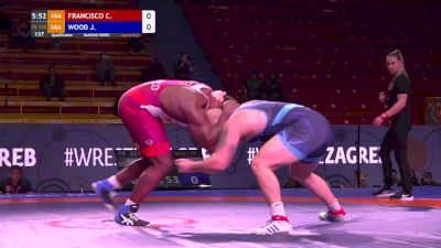 125 kg - Ceron Francisco, USA vs Jordan Wood, USA