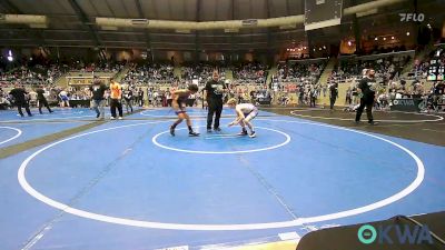 88 lbs Round Of 32 - Kade Lester, Lions Wrestling Academy vs Jayvien Boynton, Anadarko