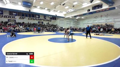 148 lbs Consi Of 32 #2 - Manny Lopez, Broomfield (CO) vs Conner Todd, Green River (WY)