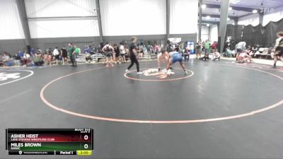 165 lbs Cons. Round 2 - Miles Brown, NWWC vs Asher Heist, Lake Stevens Wrestling Club