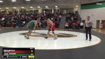 285 lbs Champ. Round 1 - Cole Jackson, Cal Poly vs Seth Nevills, Maryland