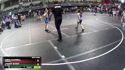 73 lbs Cons. Round 1 - Lynora Busch, St. Paul vs Cora Caldwell, Nebraska