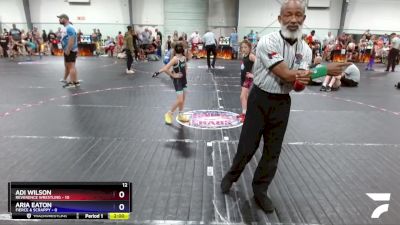 64 lbs Finals (2 Team) - Adi Wilson, Reverence Wrestling vs Aria Eaton, Fierce & Scrappy