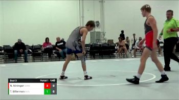 120 lbs Round 2 (4 Team) - Noah Nininger, Combat Athletics vs Toby Billerman, Indiana Outlaws