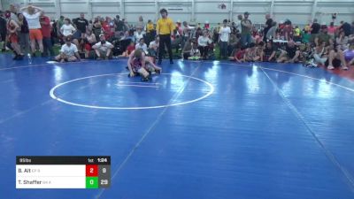 95 lbs Pools - Benton Alt, EP Rattlers vs Tavin Shaffer, 84 Athletes (VA)